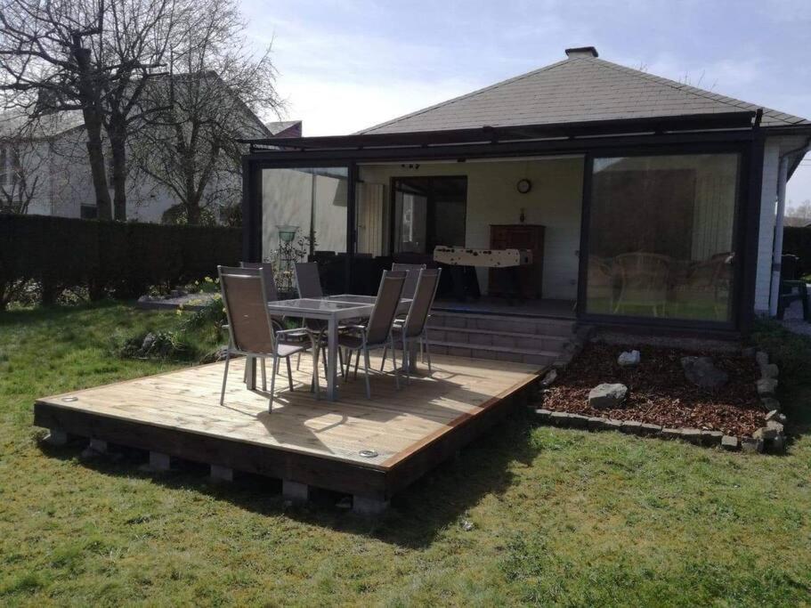 Maison Bucolique A Anhee, Vue Meuse Et Falaises别墅 外观 照片